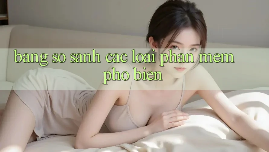 Bảng So Sánh Các Loại Phần mềm Phổ Biến Bảng So Sánh Các Loại Phần mềm Phổ Biến