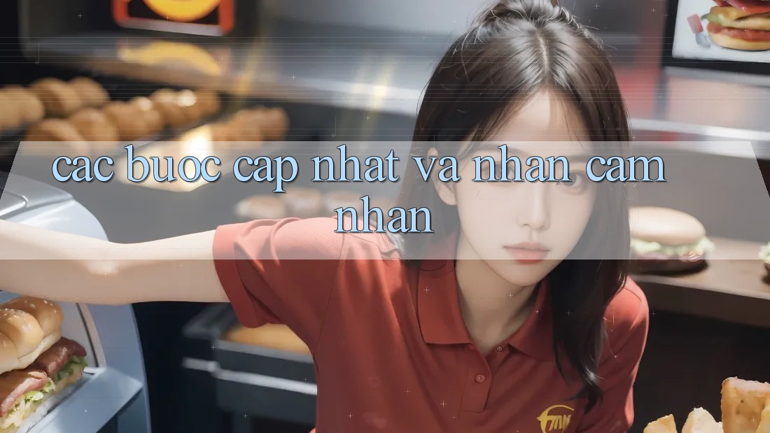 Các bước Cập Nhật Và Nhận cảm nhận Các bước Cập Nhật Và Nhận cảm nhận