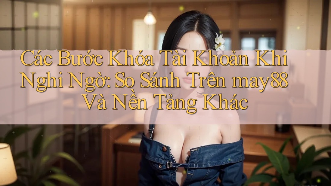 Các Bước Khóa Tài Khoản Khi Nghi Ngờ: So Sánh Trên may88 Và Nền Tảng Khác Các Bước Khóa Tài Khoản Khi Nghi Ngờ: So Sánh Trên may88 Và Nền Tảng Khác