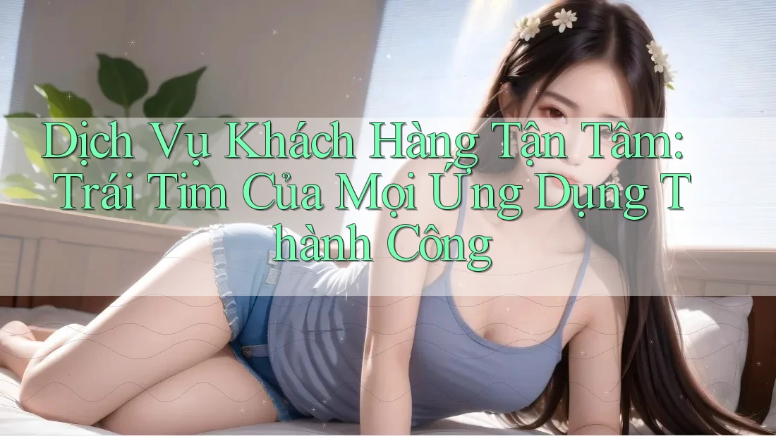 Dịch Vụ Khách Hàng Tận Tâm: Trái Tim Của Mọi Ứng Dụng Thành Công Dịch Vụ Khách Hàng Tận Tâm: Trái Tim Của Mọi Ứng Dụng Thành Công
