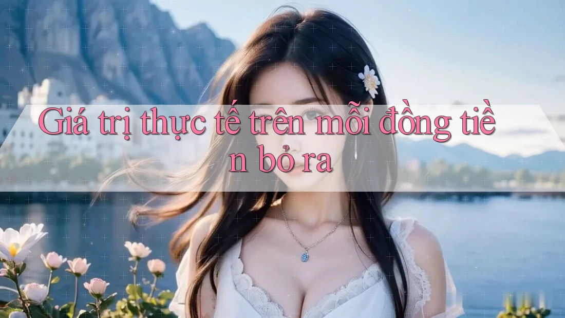 Giá trị thực tế trên mỗi đồng tiền bỏ ra Giá trị thực tế trên mỗi đồng tiền bỏ ra