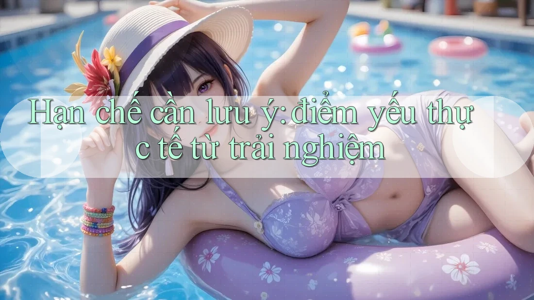 Hạn chế cần lưu ý: điểm yếu thực tế từ trải nghiệm Hạn chế cần lưu ý: điểm yếu thực tế từ trải nghiệm