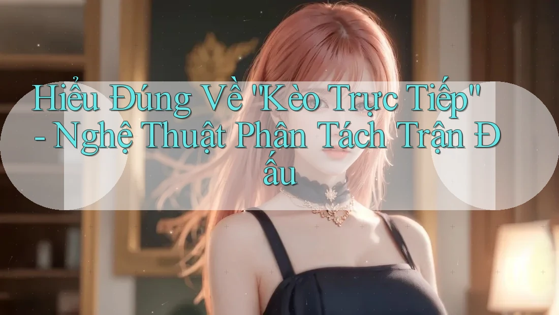 Hiểu Đúng Về “Kèo Trực Tiếp” - Nghệ Thuật Phân Tách Trận Đấu