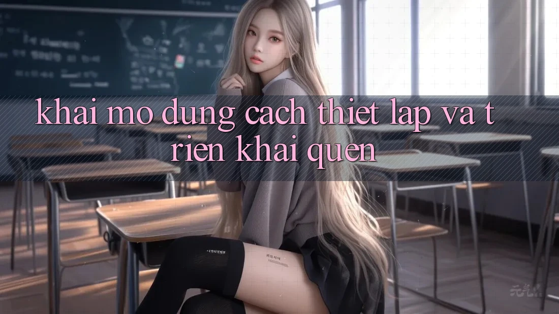 Khai mở Đúng Cách: Thiết Lập và Triển khai Quen Khai mở Đúng Cách: Thiết Lập và Triển khai Quen