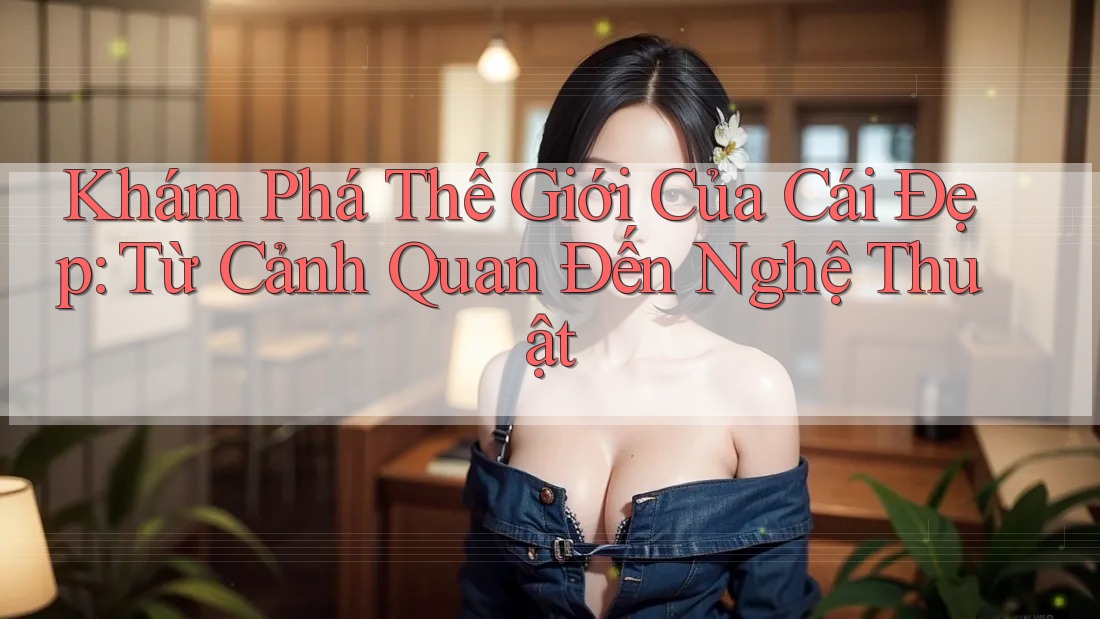 Khám Phá Thế Giới Của Cái Đẹp: Từ Cảnh Quan Đến Nghệ Thuật Khám Phá Thế Giới Của Cái Đẹp: Từ Cảnh Quan Đến Nghệ Thuật