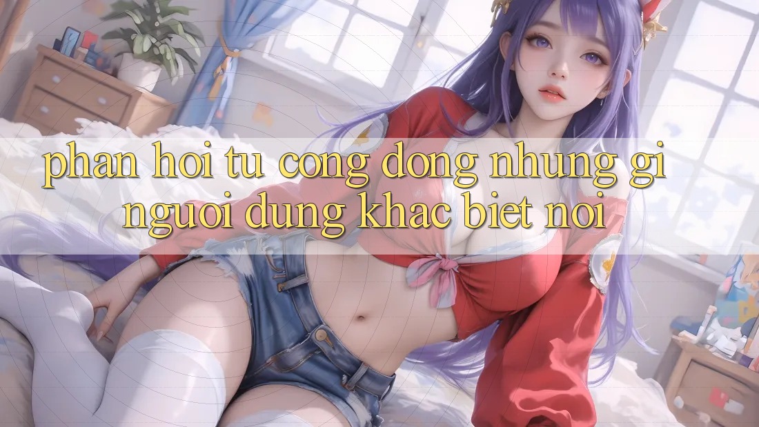 Phản hồi từ cộng đồng: những gì người dùng khác biệt nói