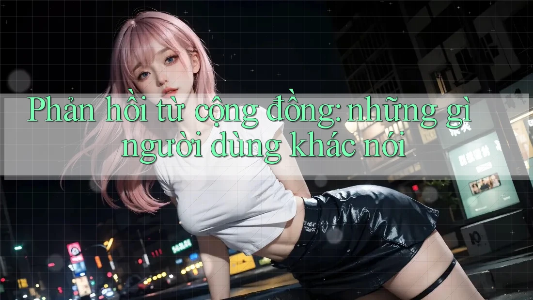 Phản hồi từ cộng đồng: những gì người dùng khác nói Phản hồi từ cộng đồng: những gì người dùng khác nói