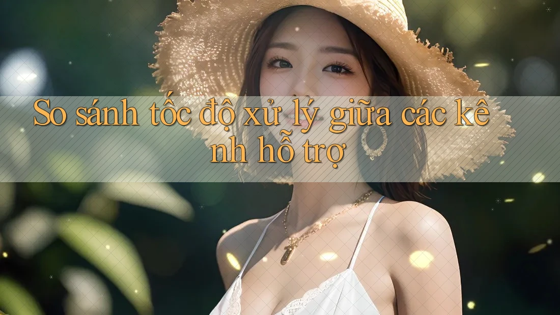 So sánh tốc độ xử lý giữa các kênh hỗ trợ So sánh tốc độ xử lý giữa các kênh hỗ trợ
