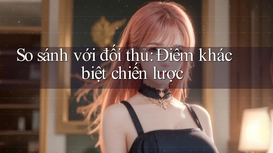 So sánh với đối thủ: Điểm khác biệt chiến lược So sánh với đối thủ: Điểm khác biệt chiến lược