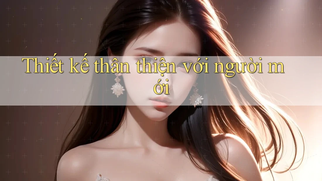 Thiết kế thân thiện với người mới Thiết kế thân thiện với người mới