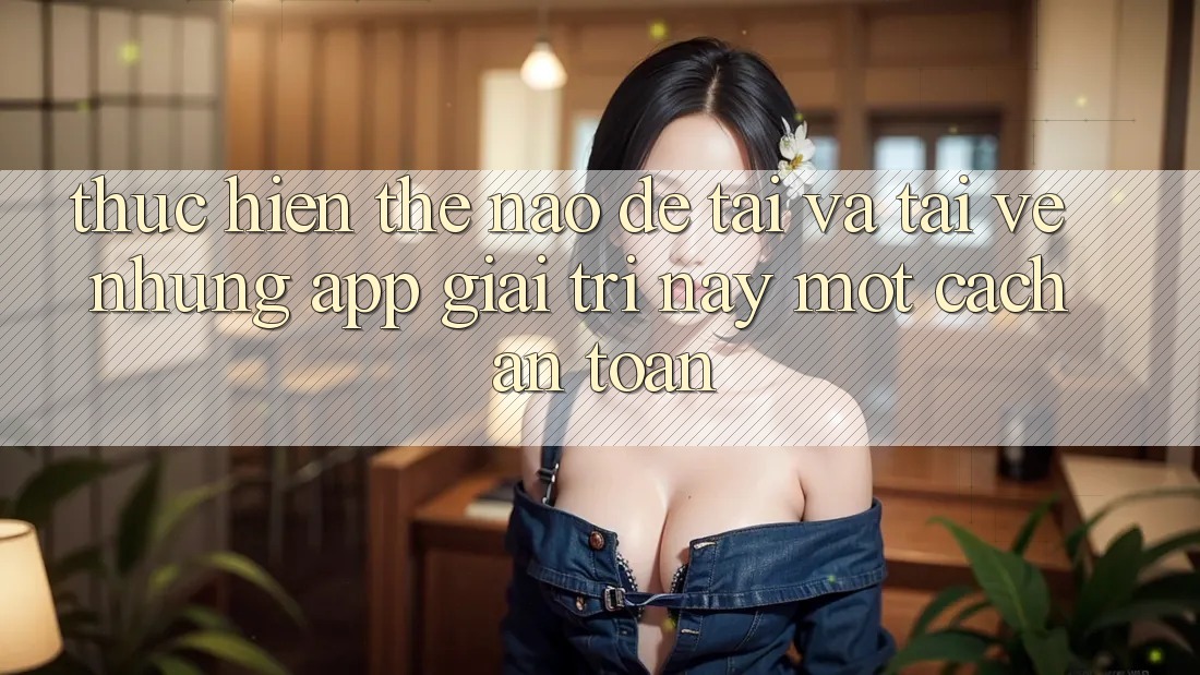 Thực hiện thế nào để tải và tải về những app giải trí này một cách an toàn?